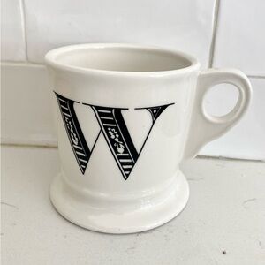 Anthropologie Monogram Mug W